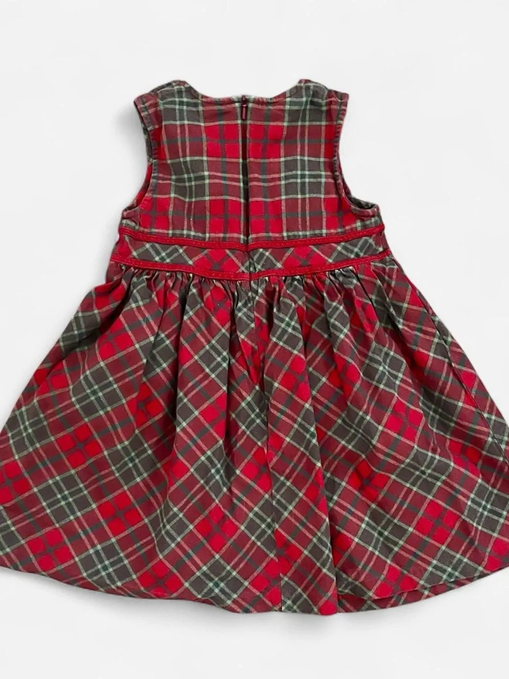 Classic Gymboree Red & Green Plaid Holiday Dress